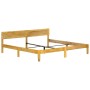 Estructura de cama de madera maciza de mango 200 cm de vidaXL, Camas y somieres - Ref: Foro24-288434, Precio: 214,22 €, Descu...