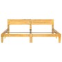 Estructura de cama de madera maciza de mango 200 cm de vidaXL, Camas y somieres - Ref: Foro24-288434, Precio: 214,22 €, Descu...