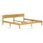 Estructura de cama de madera maciza de mango 200 cm de vidaXL, Camas y somieres - Ref: Foro24-288434, Precio: 214,22 €, Descu...