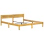 Estructura de cama de madera maciza de mango 200 cm de vidaXL, Camas y somieres - Ref: Foro24-288434, Precio: 214,22 €, Descu...