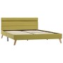 Bed frame with LED green fabric 140x200 cm by vidaXL, Beds and slatted bases - Ref: Foro24-284861, Price: 154,11 €, Discount: %