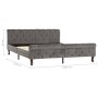 Estructura de cama de terciopelo gris 160x200 cm de vidaXL, Camas y somieres - Ref: Foro24-288561, Precio: 381,10 €, Descuent...