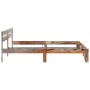 Estructura de cama de madera maciza de sheesham 200x200 cm de vidaXL, Camas y somieres - Ref: Foro24-288414, Precio: 256,99 €...