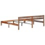 Estructura de cama de madera maciza de sheesham 200x200 cm de vidaXL, Camas y somieres - Ref: Foro24-288414, Precio: 256,99 €...