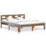 Estructura de cama de madera maciza de sheesham 140x200 cm de vidaXL, Camas y somieres - Ref: Foro24-288416, Precio: 189,43 €...