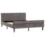 Estructura de cama de terciopelo gris 140x200 cm de vidaXL, Camas y somieres - Ref: Foro24-288560, Precio: 337,87 €, Descuent...