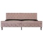 Pink velvet bed frame 200x200 cm by vidaXL, Beds and slatted bases - Ref: Foro24-288570, Price: 362,20 €, Discount: %