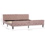 Pink velvet bed frame 200x200 cm by vidaXL, Beds and slatted bases - Ref: Foro24-288570, Price: 362,20 €, Discount: %