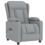 Sillón reclinable eléctrico tela gris claro de vidaXL, Sillones - Ref: Foro24-3098777, Precio: 285,27 €, Descuento: %