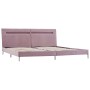 Estructura de cama con LED tela rosa 180x200 cm de vidaXL, Camas y somieres - Ref: Foro24-280980, Precio: 209,97 €, Descuento: %