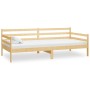 Sofa bed with solid pine wood mattress 90x200 cm by vidaXL, Beds and slatted bases - Ref: Foro24-3083584, Price: 266,19 €, Di...