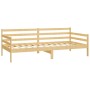 Sofa bed with solid pine wood mattress 90x200 cm by vidaXL, Beds and slatted bases - Ref: Foro24-3083584, Price: 266,19 €, Di...