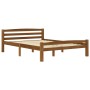 Estructura de cama madera maciza pino marrón miel 120x200 cm de vidaXL, Camas y somieres - Ref: Foro24-322077, Precio: 110,22...