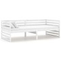 Sofa bed with white solid pine wood mattress 90x200 cm by vidaXL, Beds and slatted bases - Ref: Foro24-3083635, Price: 318,23...