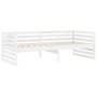 Sofa bed with white solid pine wood mattress 90x200 cm by vidaXL, Beds and slatted bases - Ref: Foro24-3083635, Price: 318,23...