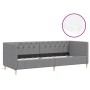 Sofa bed with USB mattress in light gray fabric 90x200 cm by vidaXL, Beds and slatted bases - Ref: Foro24-3080445, Price: 401...