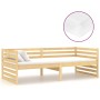 Sofa bed with solid pine wood mattress 90x200 cm by vidaXL, Beds and slatted bases - Ref: Foro24-3083629, Price: 236,05 €, Di...