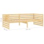 Sofa bed with solid pine wood mattress 90x200 cm by vidaXL, Beds and slatted bases - Ref: Foro24-3083629, Price: 236,05 €, Di...