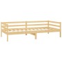 Sofa bed with solid pine wood mattress 90x200 cm by vidaXL, Beds and slatted bases - Ref: Foro24-3083554, Price: 211,94 €, Di...