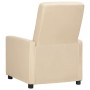 Sillón reclinable eléctrico de tela crema de vidaXL, Sillones - Ref: Foro24-3098647, Precio: 202,46 €, Descuento: %