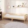 Sofa bed with solid pine wood mattress 90x200 cm by vidaXL, Beds and slatted bases - Ref: Foro24-3083574, Price: 193,03 €, Di...