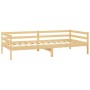 Sofa bed with solid pine wood mattress 90x200 cm by vidaXL, Beds and slatted bases - Ref: Foro24-3083569, Price: 249,66 €, Di...