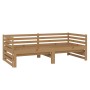 Removable sofa bed solid honey pine wood 2x(90x200) cm by vidaXL, Beds and slatted bases - Ref: Foro24-3083712, Price: 273,06...