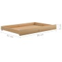 Removable sofa bed solid honey pine wood 2x(90x200) cm by vidaXL, Beds and slatted bases - Ref: Foro24-3083712, Price: 273,06...