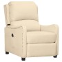 Cream Fabric Electric Recliner by vidaXL, Armchairs - Ref: Foro24-3098754, Price: 217,99 €, Discount: %