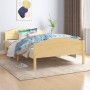 Solid pine wood bed frame 120x200 cm by vidaXL, Beds and slatted bases - Ref: Foro24-322028, Price: 144,99 €, Discount: %