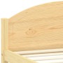 Solid pine wood bed frame 120x200 cm by vidaXL, Beds and slatted bases - Ref: Foro24-322028, Price: 144,99 €, Discount: %