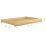 Solid pine wood sofa bed with drawers 90x200 cm by vidaXL, Beds and slatted bases - Ref: Foro24-3083684, Price: 131,76 €, Dis...