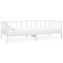 Sofa bed with white solid pine wood mattress 90x200 cm by vidaXL, Beds and slatted bases - Ref: Foro24-3083620, Price: 266,56...