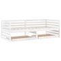 Sofa bed with drawers in solid white pine wood 90x200 cm by vidaXL, Beds and slatted bases - Ref: Foro24-3083690, Price: 173,...