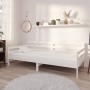 Sofa bed with white solid pine wood mattress 90x200 cm by vidaXL, Beds and slatted bases - Ref: Foro24-3083580, Price: 243,37...