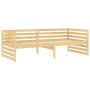 Solid pine wood sofa bed with drawers 90x200 cm by vidaXL, Beds and slatted bases - Ref: Foro24-3083689, Price: 139,40 €, Dis...