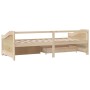 3-seater sofa bed with solid pine wood drawers 90x200 cm by vidaXL, Beds and slatted bases - Ref: Foro24-322169, Price: 310,9...