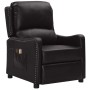 Glossy black synthetic leather electric massage chair by vidaXL, Armchairs - Ref: Foro24-3098771, Price: 232,43 €, Discount: %