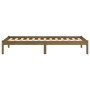 Estructura de cama madera maciza pino marrón miel 90x200 cm de vidaXL, Camas y somieres - Ref: Foro24-810005, Precio: 80,69 €...