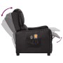 Sillón eléctrico de masaje cuero sintético negro brillante de vidaXL, Sillones - Ref: Foro24-3098771, Precio: 232,43 €, Descu...