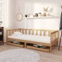 Sofá cama con cajones madera pino maciza miel 90x200 cm de vidaXL, Camas y somieres - Ref: Foro24-3083687, Precio: 190,28 €, ...