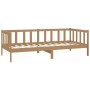 Sofá cama con cajones madera pino maciza miel 90x200 cm de vidaXL, Camas y somieres - Ref: Foro24-3083687, Precio: 184,33 €, ...