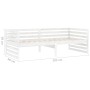 Sofa bed with white solid pine wood mattress 90x200 cm by vidaXL, Beds and slatted bases - Ref: Foro24-3083630, Price: 264,03...