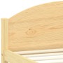 Estructura de cama de madera maciza de pino 100x200 cm de vidaXL, Camas y somieres - Ref: Foro24-322027, Precio: 102,22 €, De...