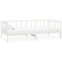 Sofa bed with white solid pine wood mattress 90x200 cm by vidaXL, Beds and slatted bases - Ref: Foro24-3083615, Price: 278,75...