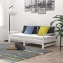 Abnehmbares Schlafsofa aus massivem weißem Kiefernholz, 2 x (90 x 200) cm von vidaXL, Betten und Lattenroste - Ref: Foro24-30...