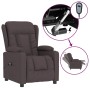 Sillón reclinable eléctrico tela marrón oscuro de vidaXL, Sillones - Ref: Foro24-3098782, Precio: 274,85 €, Descuento: %