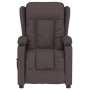 Sillón reclinable eléctrico tela marrón oscuro de vidaXL, Sillones - Ref: Foro24-3098782, Precio: 274,85 €, Descuento: %