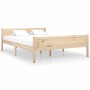 Estructura de cama de madera de pino maciza 160x200 cm de vidaXL, Camas y somieres - Ref: Foro24-322100, Precio: 138,86 €, De...