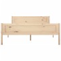 Estructura de cama de madera de pino maciza 160x200 cm de vidaXL, Camas y somieres - Ref: Foro24-322100, Precio: 138,86 €, De...